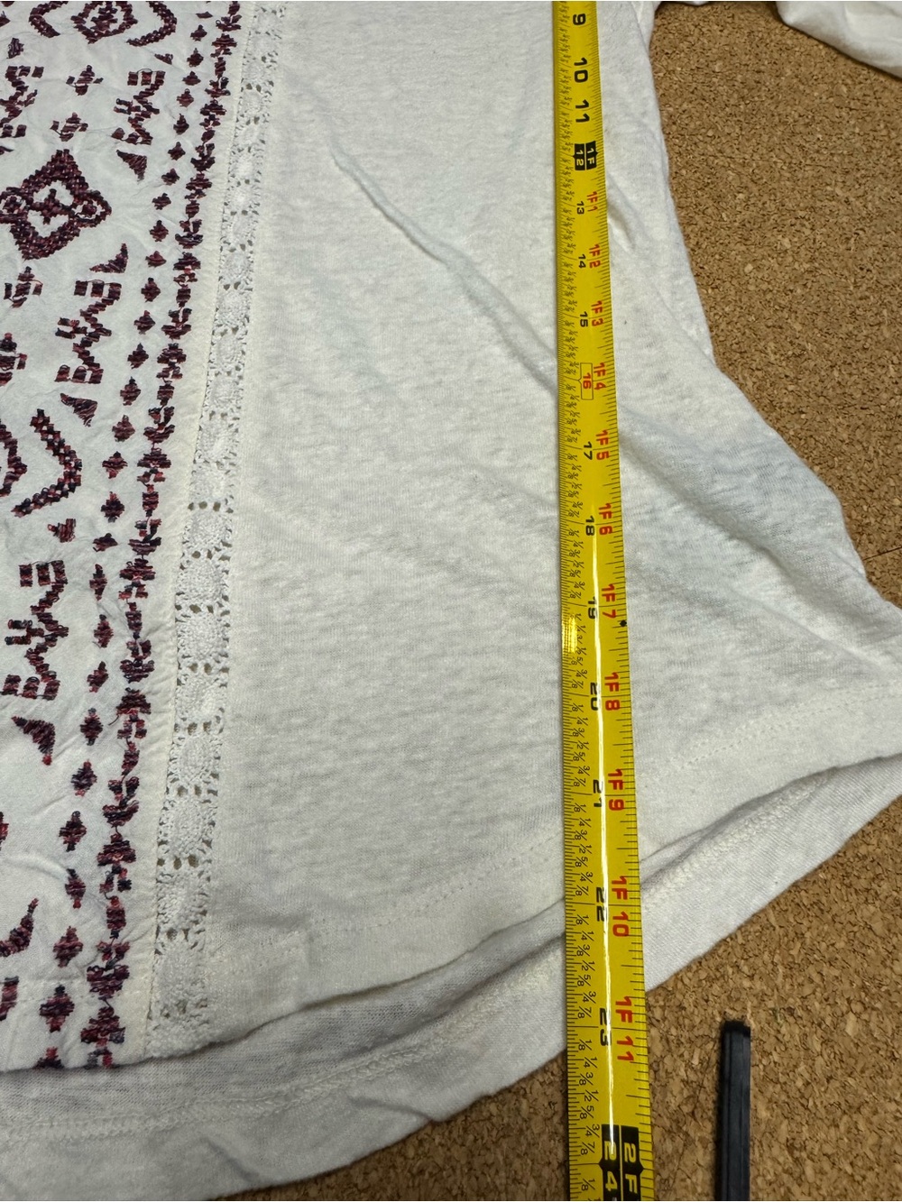 Bob Timberlake Embroidered Indie Folk Top Women’s M western boho Festival B8 - Picture 7 of 8